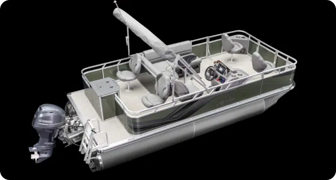 An Avalon Pontoons boat model; Avalon VTX Cruise